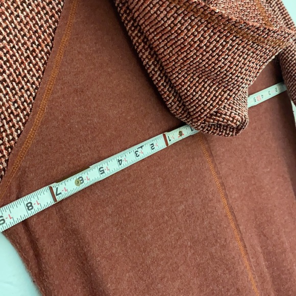 Mystree Knit Hooded Sleeved Sweater Open Sided Poncho size L - Picture 16 of 16